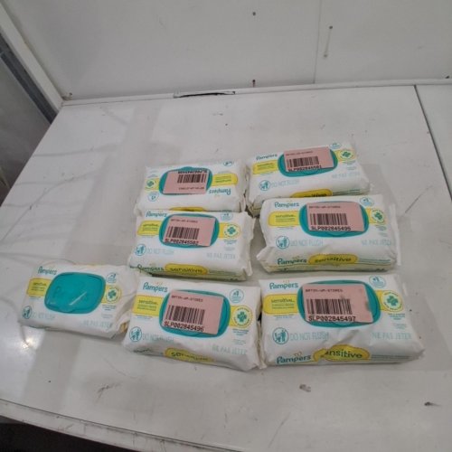 7PK PAMPERS SENSITIVE FRAGRANCE FREE BABY WIPES - 84 PER PACK (588 TOTAL) image 2