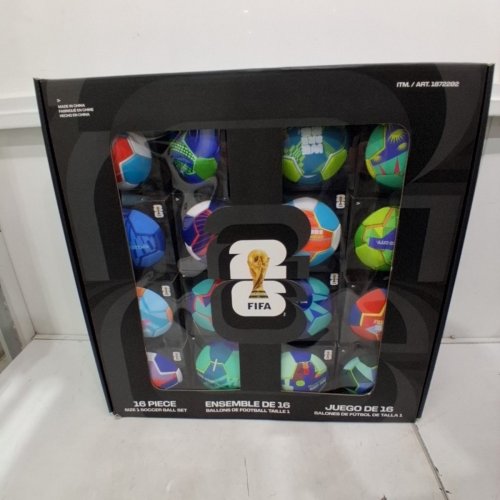 16PC FIFA WORLD CUP 2026 HOST CITIES SOCCER BALL SET IN DISPLAY BOX - SIZE 1(MINI) - ASSORTED (MODEL: 1872202) image 2