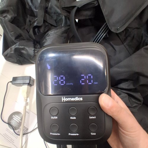 HOMEDICS AIR COMPRESSION WRAP SYSTEM - 12 V 2A - BLACK (MODEL: SR-170-CA) image 2