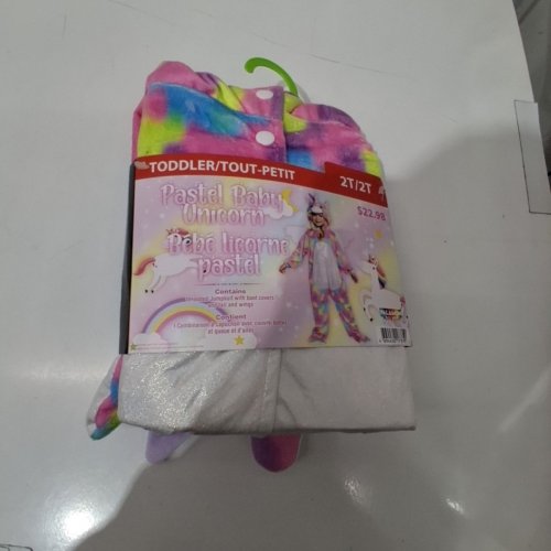 TODDLER PALAMON PASTEL BABY UNICORN COSTUME - 2T - ASSORTED COLOURS image 2