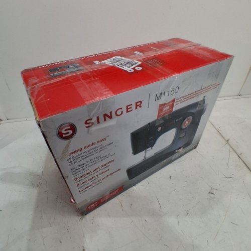 SINGER LIGHTWEIGHT & PORTABLE SEWING MACHINE WITH 45 STITCH APPLICATIONS - BLACK (MODEL: M1150) image 7