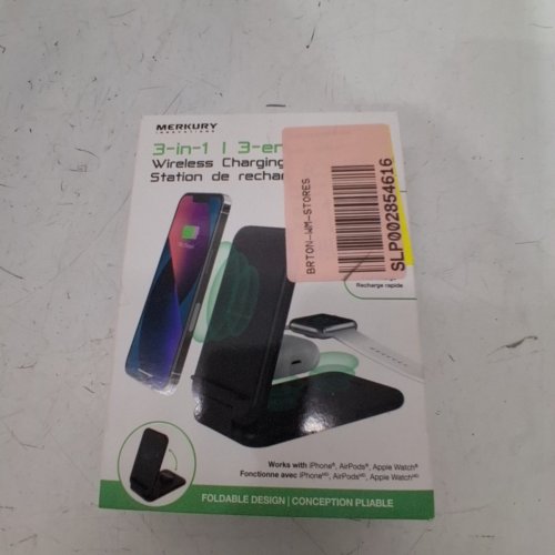 3-IN-1 MERKURY WIRELESS CHARGING STATION - BLACK - (MODEL: MIC-QIS06-101) image 4