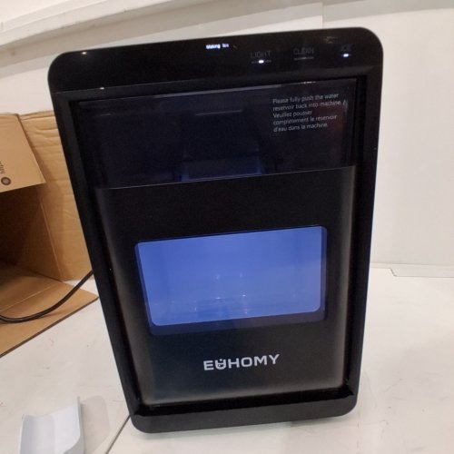 EUHOMY SELF-CLEANING COUNTERTOP NUGGET ICE MAKER - 40 LBS/24H - STAINLESS STEEL (MODEL: IM017-NBL-CAEH) image 2