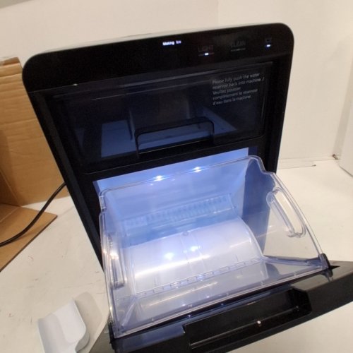 EUHOMY SELF-CLEANING COUNTERTOP NUGGET ICE MAKER - 40 LBS/24H - STAINLESS STEEL (MODEL: IM017-NBL-CAEH) image 4