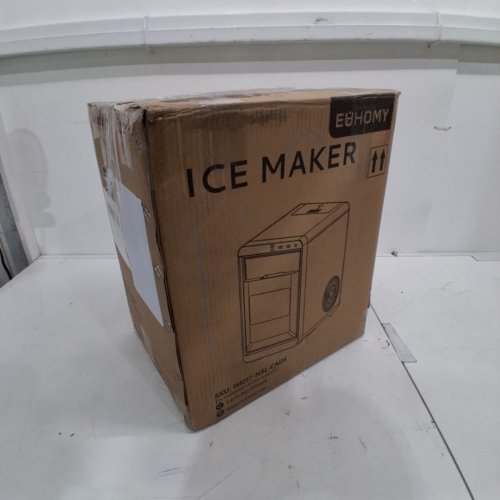 EUHOMY SELF-CLEANING COUNTERTOP NUGGET ICE MAKER - 40 LBS/24H - STAINLESS STEEL (MODEL: IM017-NBL-CAEH) image 5
