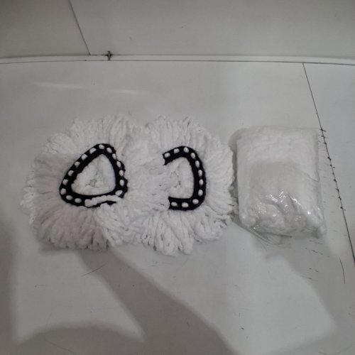 4PK MICROFIBER MOP HEAD REFILLS - WORKS WITH VILEDA - WHITE image 2
