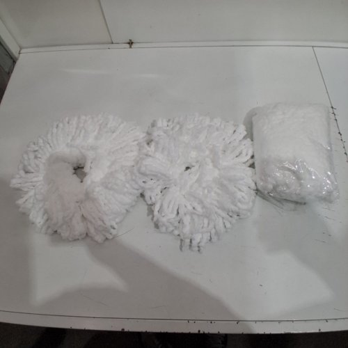 4PK MICROFIBER MOP HEAD REFILLS - WORKS WITH VILEDA - WHITE image 3