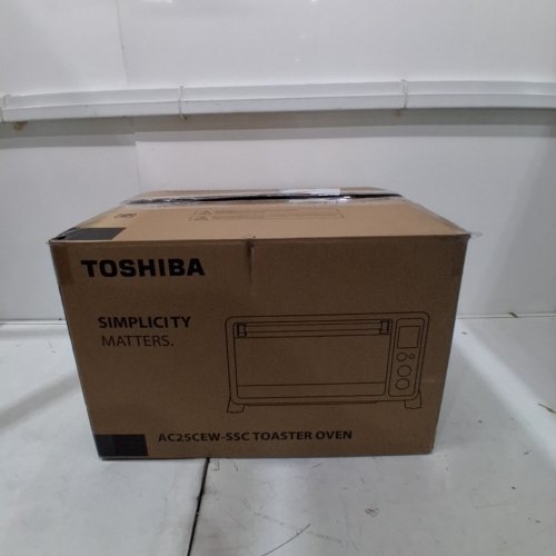 TOSHIBA MULTI-FUNCTION DIGITAL CONVECTION TOASTER OVEN - STAINLESS STEEL (MODEL: AC25CEW-SSC) image 7