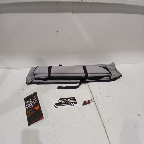 LIVING IN A BUBBLE INSULATED SLIDING DOOR WINDOW COVER - FOR RAM PROMASTER/FIAT DUCATO 2014 TO 2026 - GRAY image 2
