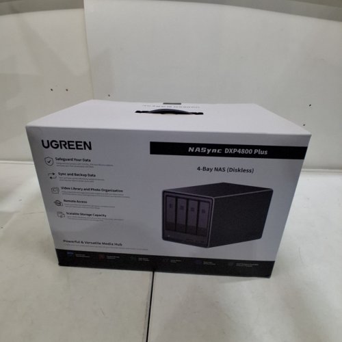 UGREEN 4-BAY DISKLESS NAS ENCLOSURE - BLACK (MODEL: DXP4800 PLUS) image 2