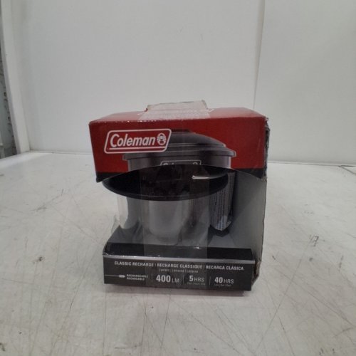COLEMAN CLASSIC RECHARGE LED LANTERN - 400LM-800LM - BLACK image 5