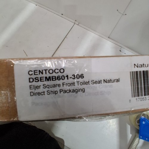 CENTOCO ELJER SQUARE FRONT TOILET SEAT - NATURAL (MODEL: DSEMB601-306) image 6