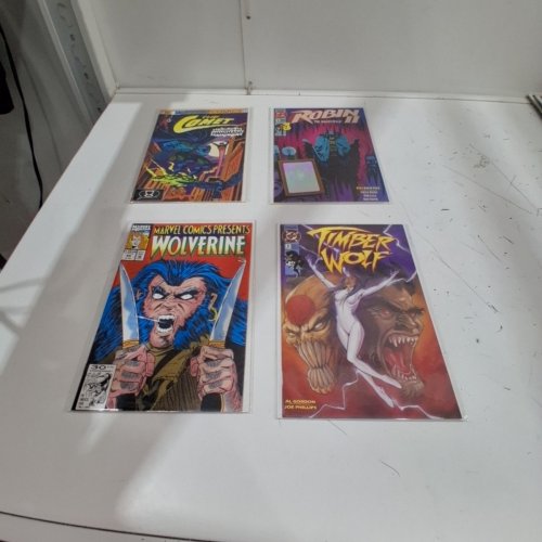 4 ASSTD DC, MARVEL, AND IMPACT COMIC BOOKS - THE COMET #6, TIMBER WOLF #5, MARVEL COMICS PRESENTS WOLVERINE #93, ROBIN II THE JOKER'S WILD #1 (HOLOGRAM) - VARIOUS AUTHORS image 2