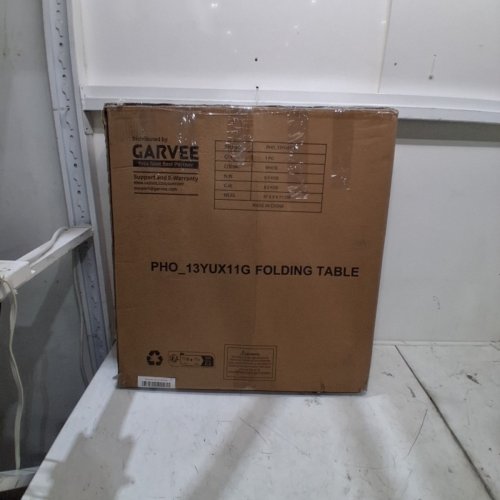 GARVEE ADJUSTABLE FOLDING TABLE - 4FT - WHITE (MODEL: PHO_13YUX11G) image 5