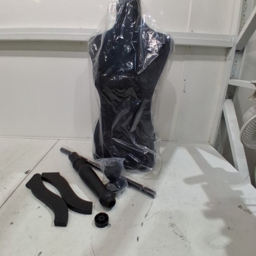 PAYLESSHERE DRESS FORM MANNEQUIN - 49.6" - 63.4" - BLACK (MODEL : MQ-FL2104-BLACK) image 2