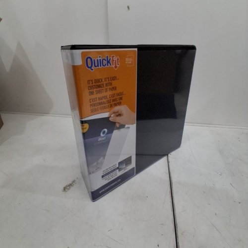 QUICKFIT LOCKING D-RING VIEW BINDER - 4" - BLACK (ITEM: 87061-04) image 3