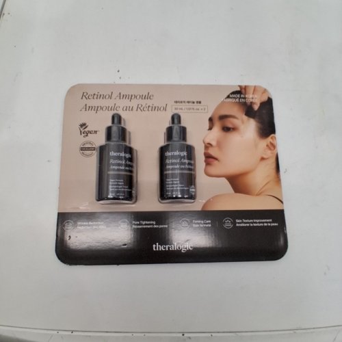 2PK THERALOGIC RETINOL AMPOULE KOREAN RETINOL VITAMIN A FACE SERUM - PORE TIGHTENING & REFINEMENT - 30ML EACH image 2