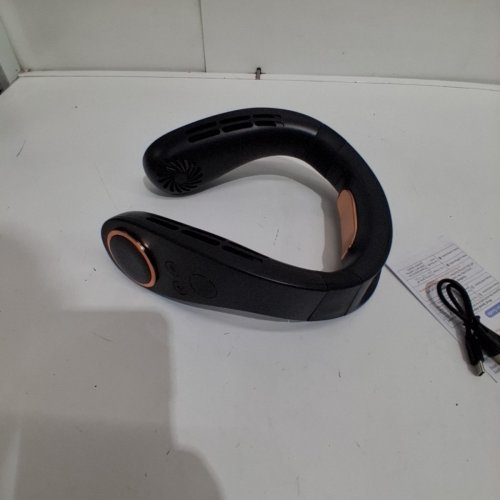 NECK FAN WITH COOLING PLATE - BLACK/GOLD (MODEL:ZLGB01) image 4