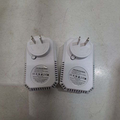 2PK CARBON MONOXIDE DETECTOR PLUG-IN WALL WITH LCD DISPLAY - BLACK/WHITE (MODEL: MY-S18) image 4