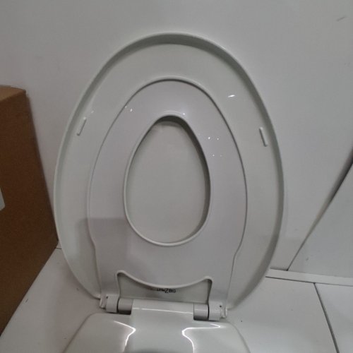 BEMIS LITTLE2BIG SLOW-CLOSE TOILET SEAT WITH BUILT-IN POTTY-TRAINING SEAT - 18.5" ELONGATED - WHITE (MODEL: 1881SLOW 000) image 3