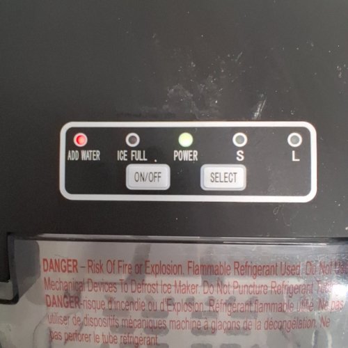 EUHOMY COUNTERTOP ICE MAKER - MAKES 26LBS/DAY - BLACK (MODEL: IM011-B) image 2