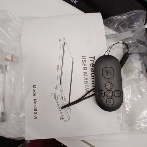UNDER DESK TREADMILL WALKING PAD WITH REMOTE - BLACK (MODEL: 480-A) image 3