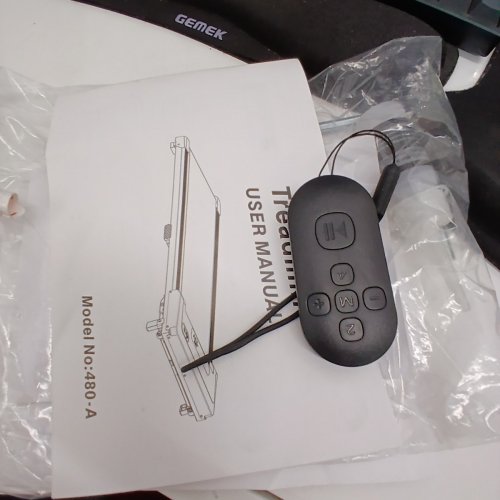 UNDER DESK TREADMILL WALKING PAD WITH REMOTE - BLACK (MODEL: 480-A) image 5