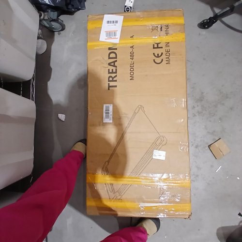 UNDER DESK TREADMILL WALKING PAD WITH REMOTE - BLACK (MODEL: 480-A) image 6