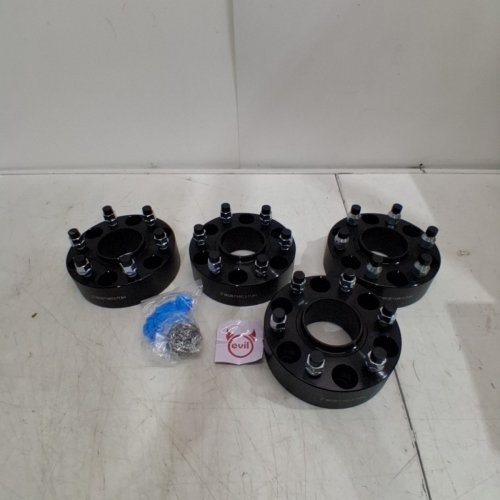 4PK EVIL ENERGY HUBCENTRIC WHEEL SPACERS/ADAPTERS COMPATIBLE WITH VARIOUS MAKES & MODELS - BLACK image 3
