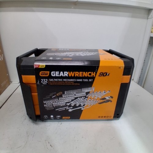 232PC GEARWRENCH SAE/METRIC MECHANICS HAND TOOL SET (MODEL: 80944) image 3
