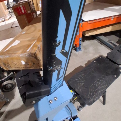 ARWIBON ELECTRIC SCOOTER ADULTS WITH UAL MOTOR COMMUTER DUAL BRAKE SYSTEM AND SHOCK ABSORPTION - UP TO 46MPH - 43 MILES RANGE - BLUE (MODEL: GT08) image 5