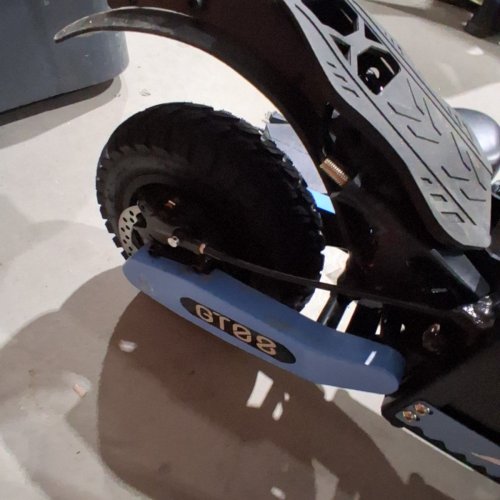 ARWIBON ELECTRIC SCOOTER ADULTS WITH UAL MOTOR COMMUTER DUAL BRAKE SYSTEM AND SHOCK ABSORPTION - UP TO 46MPH - 43 MILES RANGE - BLUE (MODEL: GT08) image 9