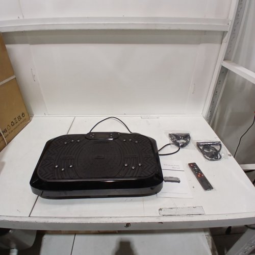 TAEVNO BLUETOOTH VIBRATION PLATE EXERCISE MACHINE - 450LB CAPACITY - BLACK image 3