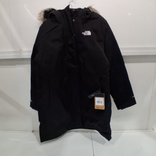 WOMEN'S NORTH FACE INSULATED ARCTIC PARKA WITH WATERPROOF SHELL AND FAUX FUR HOOD - EXTRA LARGE - BLACK - (STYLE: NF0A84J24H0-S) image 2