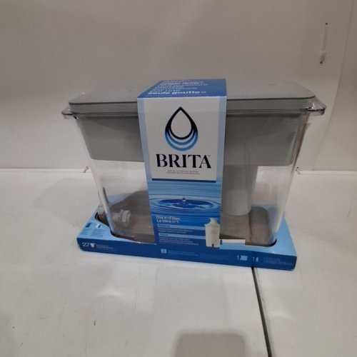 BRITA ULTRAMAX WATER FILTER DISPENSER WITH FILTER - 27-CUP - GREY-(MODEL:507499) image 2