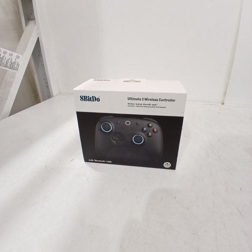 8BITDO ULTIMATE 2 WIRELESS GAMING CONTROLLER WITH TMR JOYSTICKS, SWITCHABLE HALL EFFECT/TACTILE TRIGGERS, RGB FIRE RING - BLACK image 2