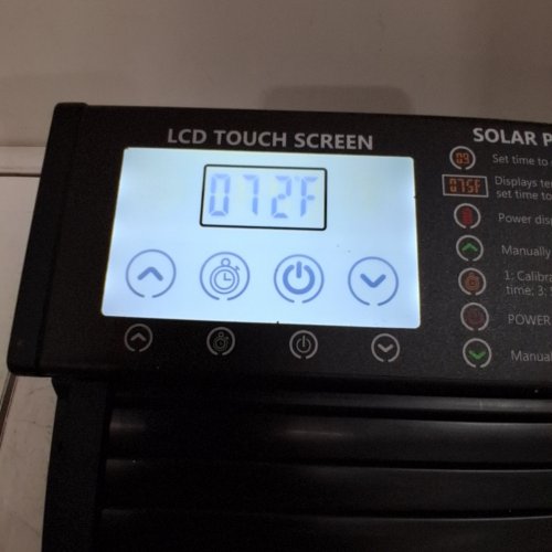 AUTOMATIC SOLAR POWERED CHICKEN COOP DOOR ANTI-PINCH 4 MODES - BLACK (MODEL:XR-JM001) image 2