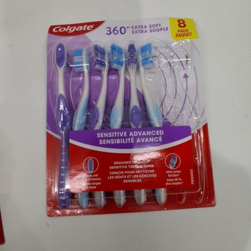 6PK COLGATE EXTRA SOFT 360 TOOTH BRUSH - ASSORTED COLORS image 2