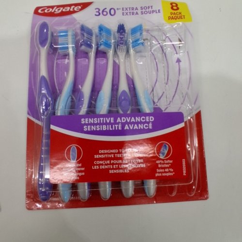6PK COLGATE EXTRA SOFT 360 TOOTH BRUSH - ASSORTED COLORS image 3