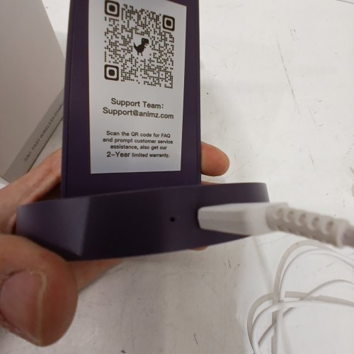 ANLMZ 3-IN-1 CHARGING STATION FOR APPLE IPHONE, AIRPODS, AND APPLE WATCH - 18W FAST CHARGING WITH ADAPTER - PURPLE (MODEL: CW350) image 2