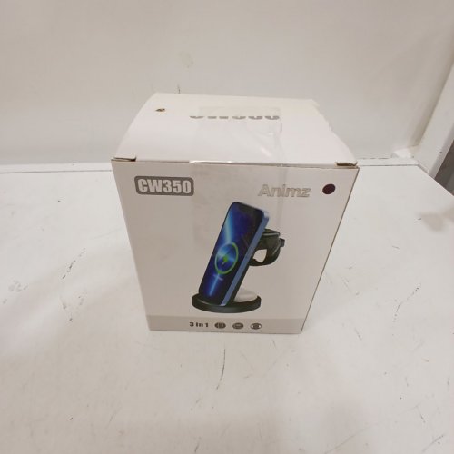 ANLMZ 3-IN-1 CHARGING STATION FOR APPLE IPHONE, AIRPODS, AND APPLE WATCH - 18W FAST CHARGING WITH ADAPTER - PURPLE (MODEL: CW350) image 4