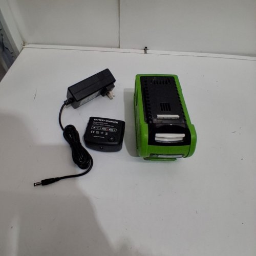 2PC REPLACEMENT BATTERY FOR GREENWORKS TOOLS WITH CHARGER - 40V - GREEN/BLACK image 5