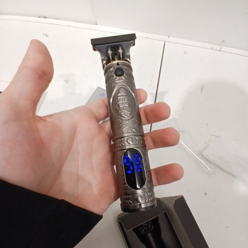 AMULISS PROFESSIONAL HAIR CLIPPERS BEARD TRIMMER KIT - NICKEL SILVER (MODEL: JM-700AL) image 2