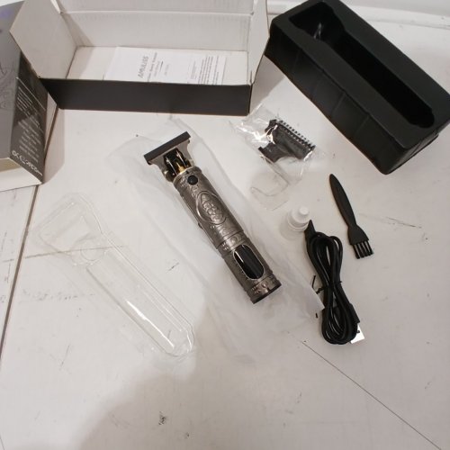 AMULISS PROFESSIONAL HAIR CLIPPERS BEARD TRIMMER KIT - NICKEL SILVER (MODEL: JM-700AL) image 4