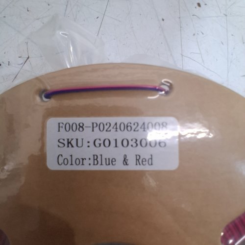 ERYONE DUAL-COLOR SILK PLA 3D PRINTER FILAMENT - BLUE AND RED (ITEM: G0103000) image 2