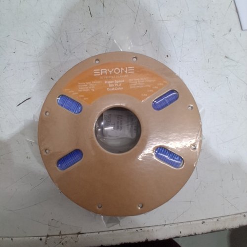 ERYONE DUAL-COLOR SILK PLA 3D PRINTER FILAMENT - BLUE AND RED (ITEM: G0103000) image 3