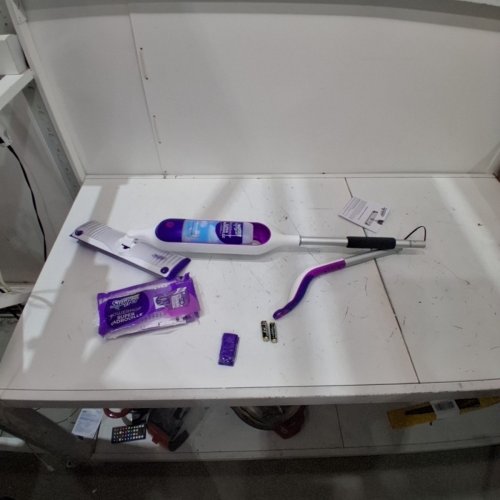 SWIFFER MULTI SURFACE POWER MOP WITH 5 TIMES CLEANING POWER - WHITE/PURPLE image 2