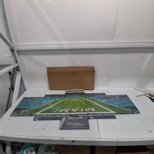 5PC FOOTBALL STADIUM WALL ART - 50" X 24" - MULTICOLOUR image 2