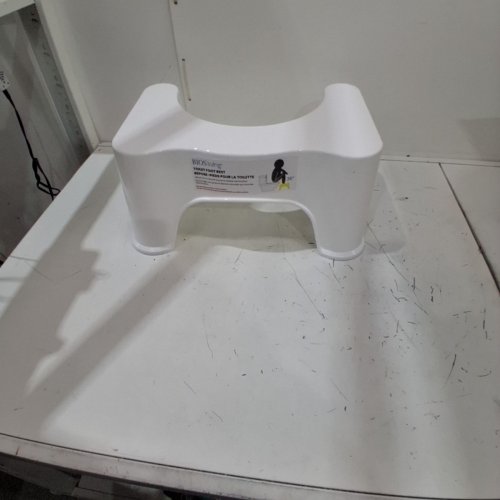 BIOS LIVING NATURAL SQUAT TOILET STOOL - 35° LIFT - WHITE (MODEL: 59063) image 2