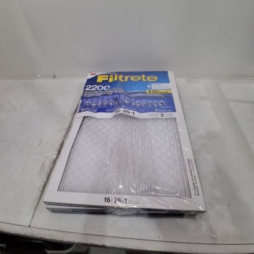 3PK FILTRETE MRP 2200 MERV 13 PREMIUM HEALTHY LIVG ELITE ALLERGEN - 16X25X1 - WHITE image 3